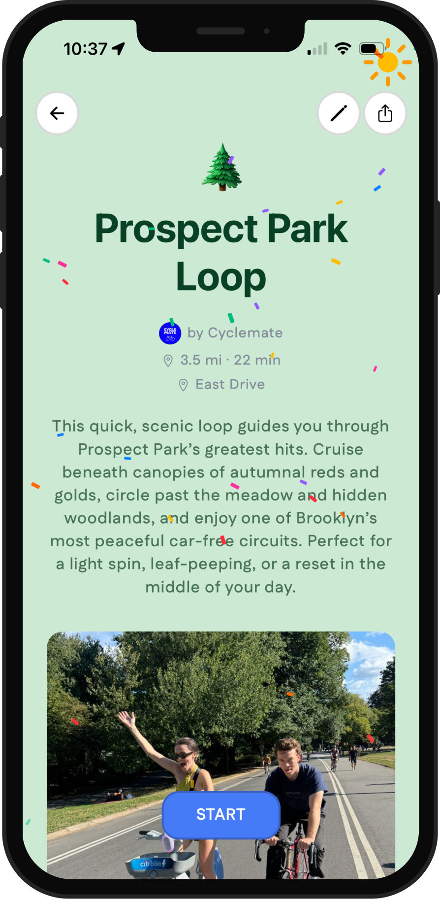 Cyclemate app screenshot 3