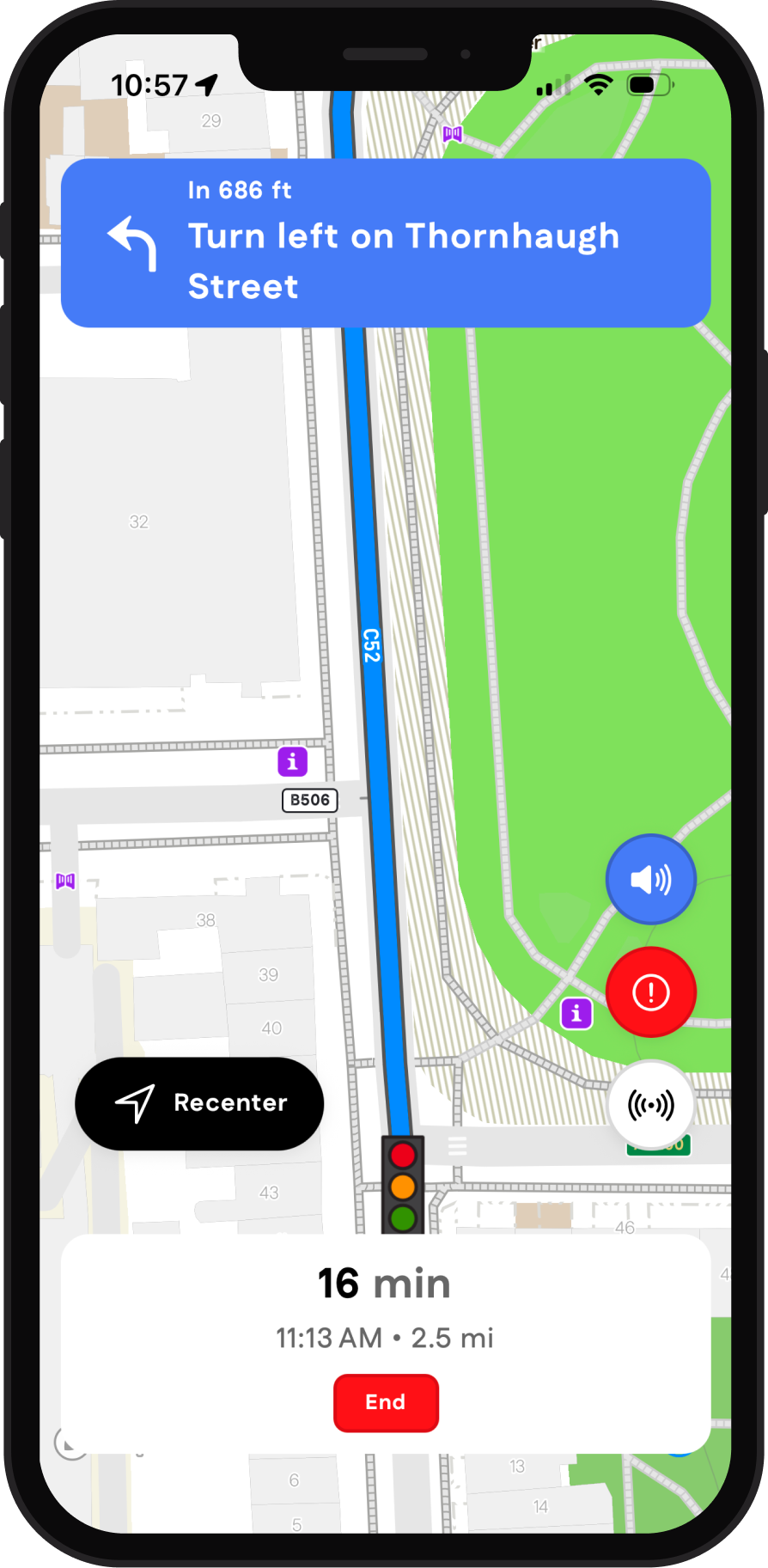 Cyclemate app screenshot 2