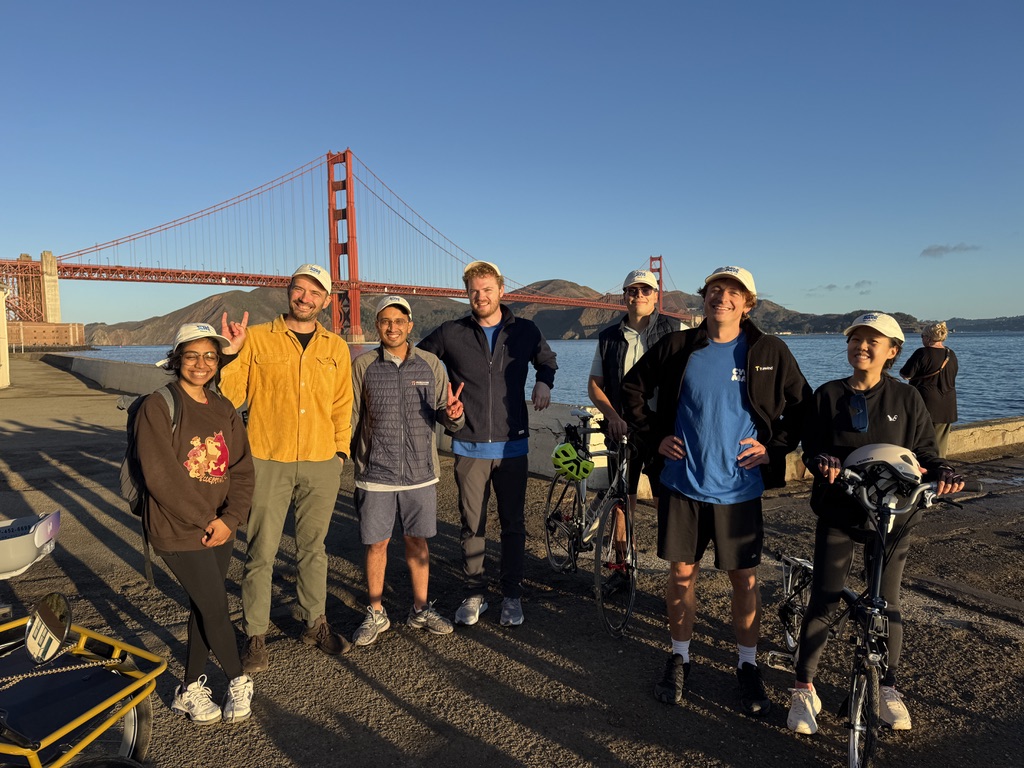 Team photo from our SF ride